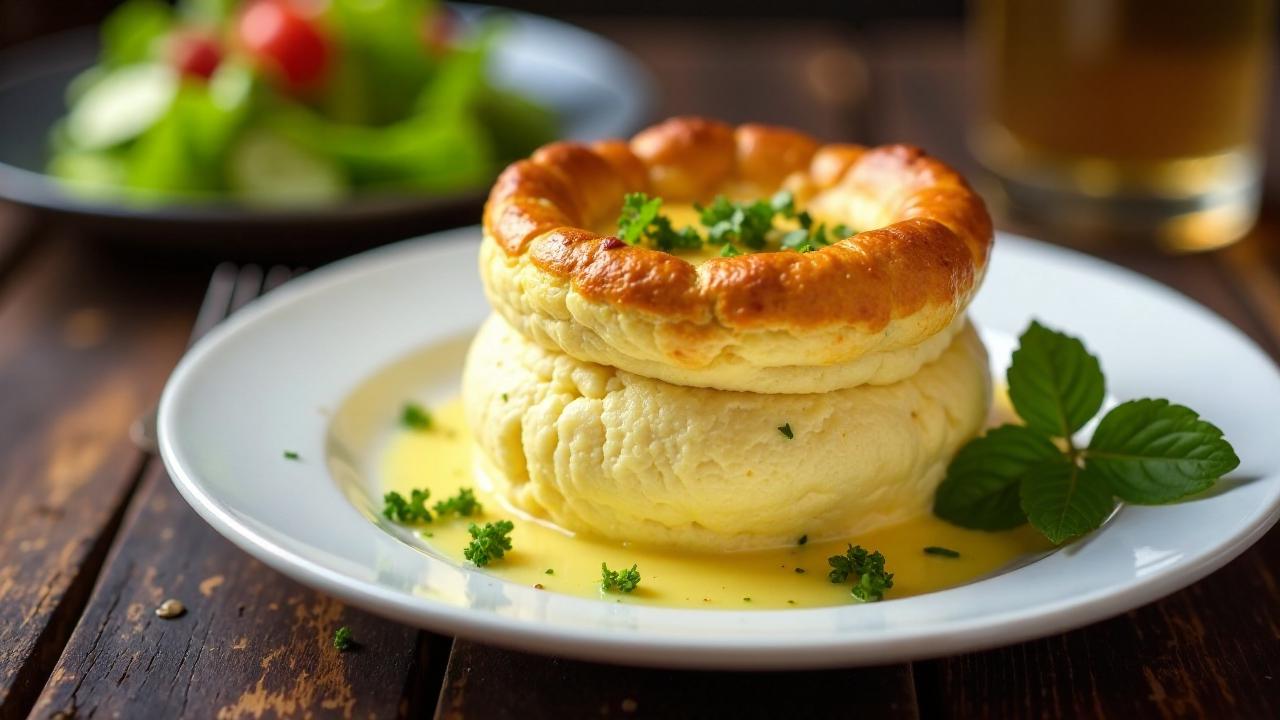 Welsh Cheese Soufflé - Walisisches Käse-Soufflé