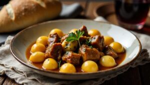 Westfälischer Pfefferpotthast mit Gnocchi