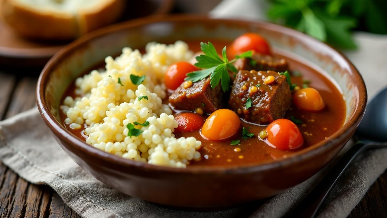 Westfälischer Pfefferpotthast und Quinoa