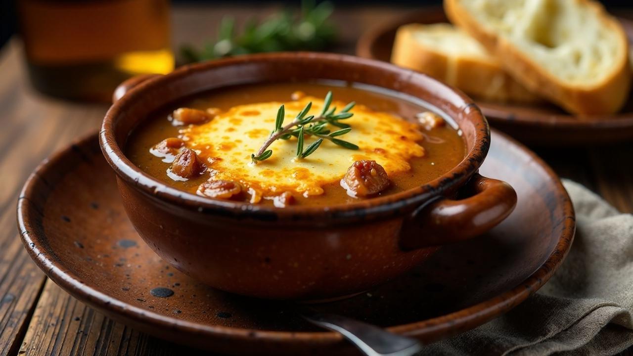 Whiskey Onion Soup