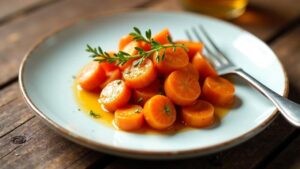 Whiskey and Honey Glazed Carrots