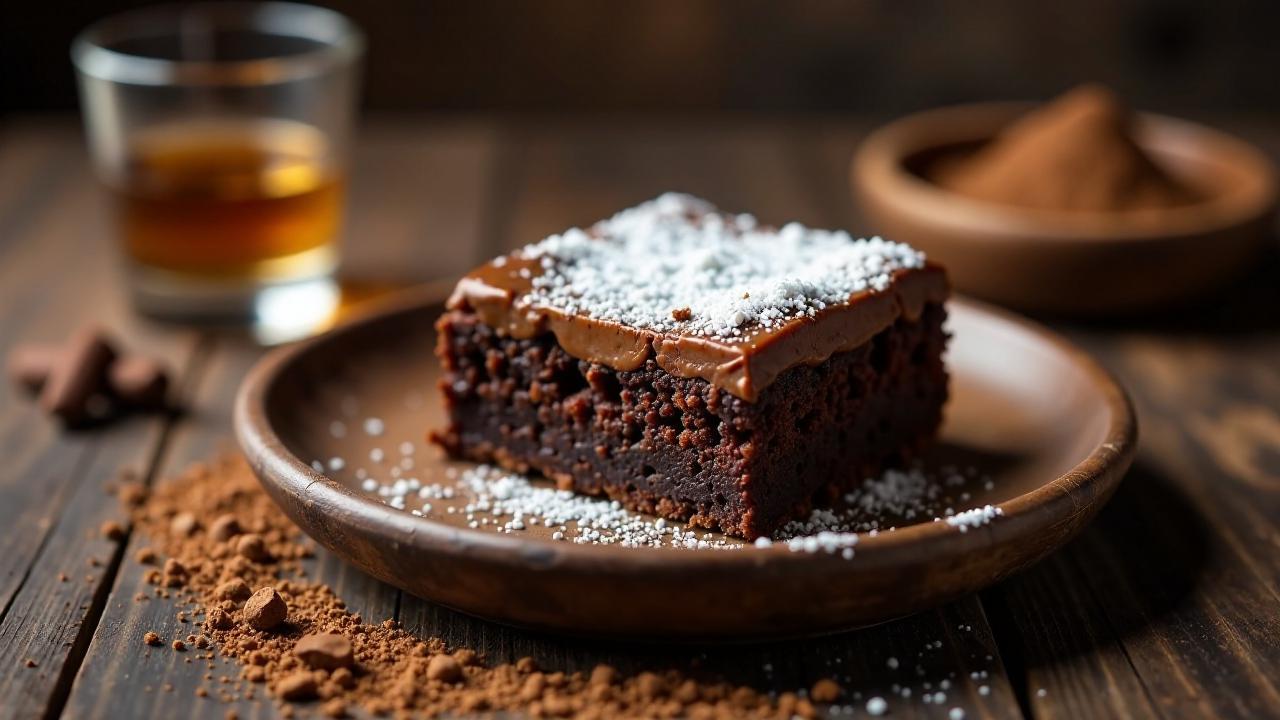 Whisky-Espresso-Brownies