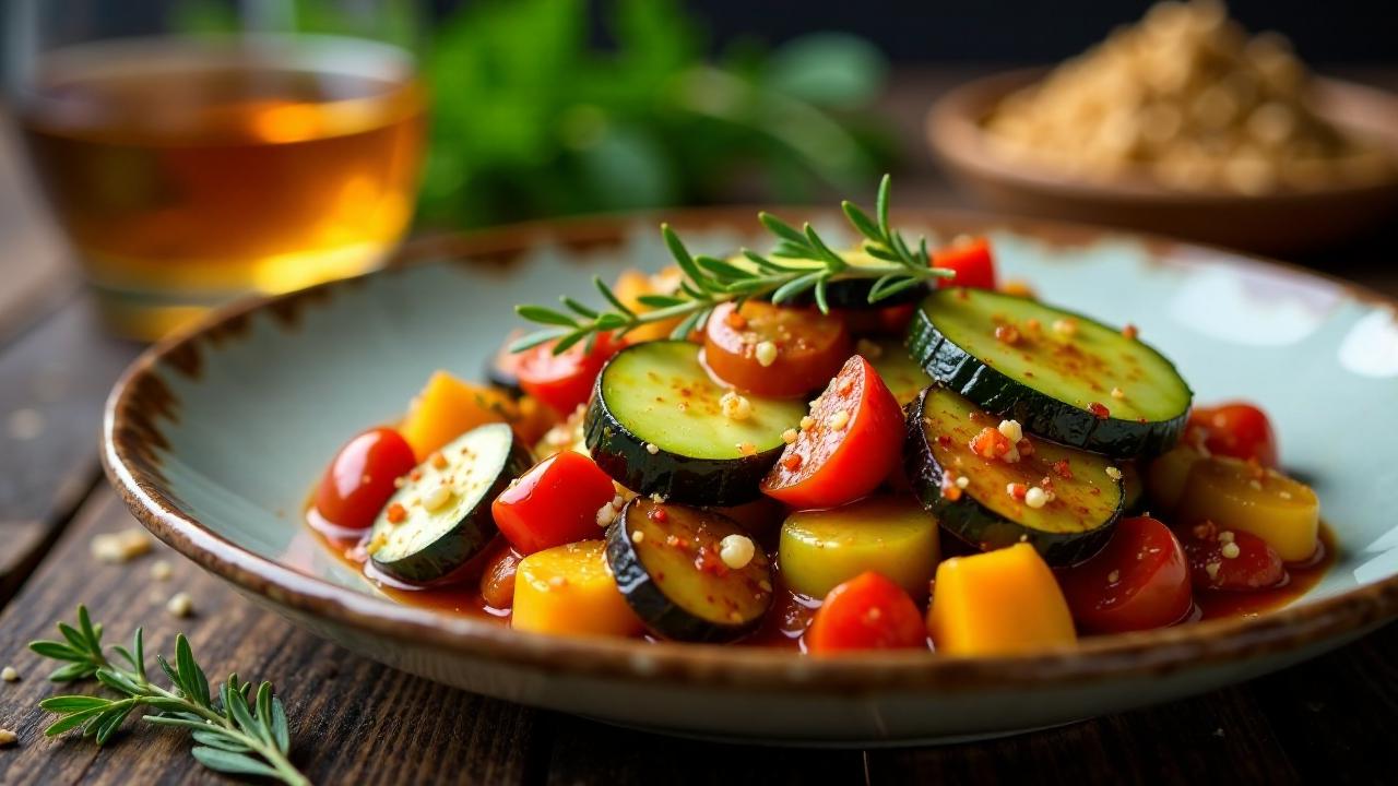 Whisky-Gemüse-Ratatouille