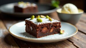 Whisky-Marzipan-Brownies