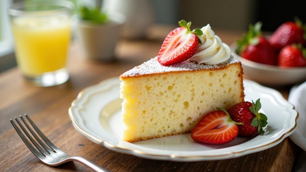 White Sugar Sponge Cake