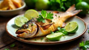 Whole Roasted Fish with Lime