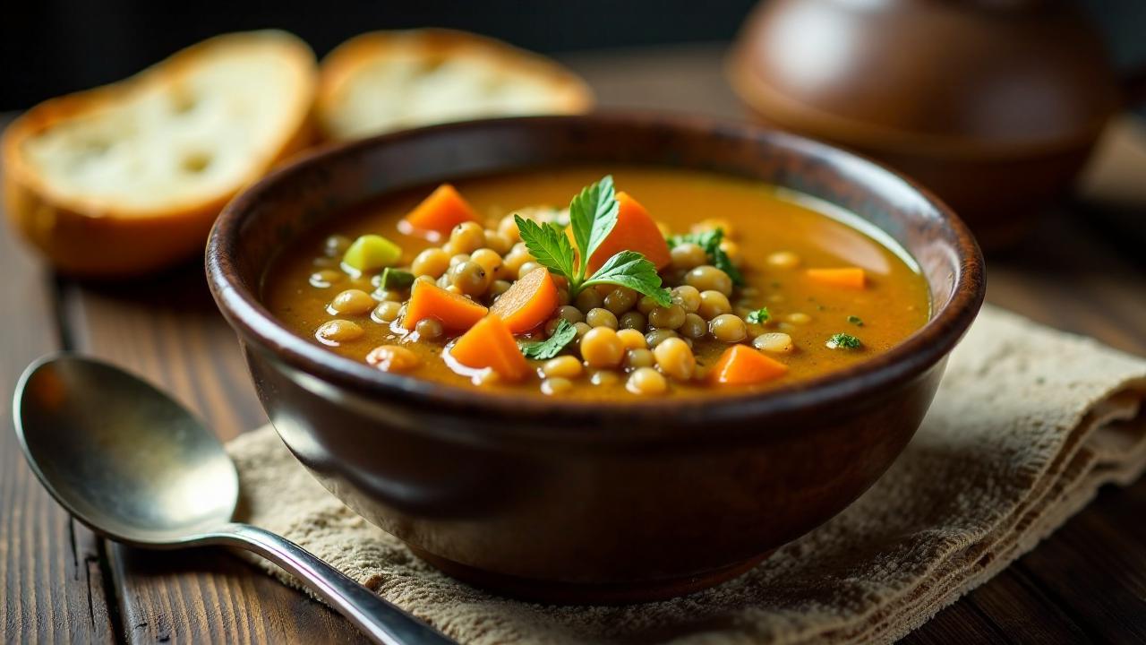 Wikinger-Linsensuppe mit Kümmel