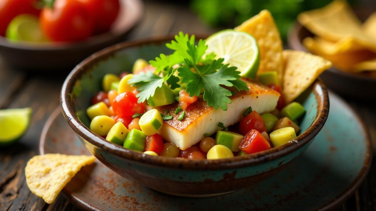 Wild-Heilbutt Ceviche mit Zitrone