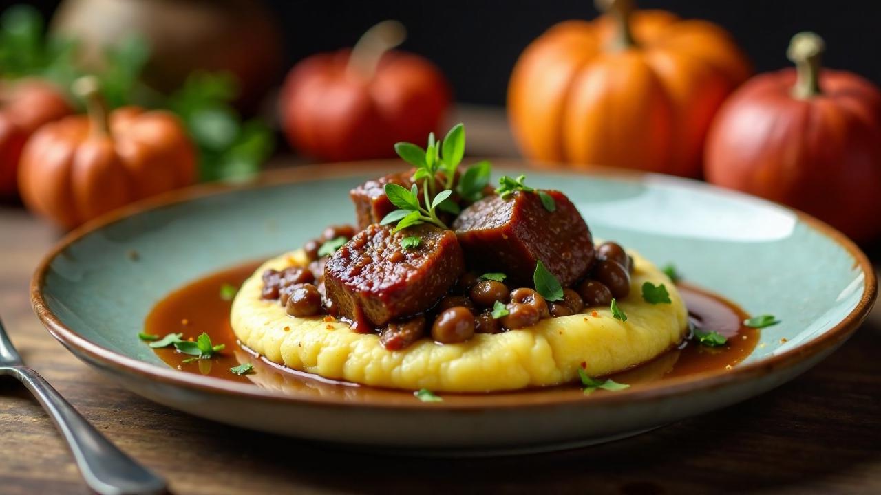 Wildschwein mit Polenta