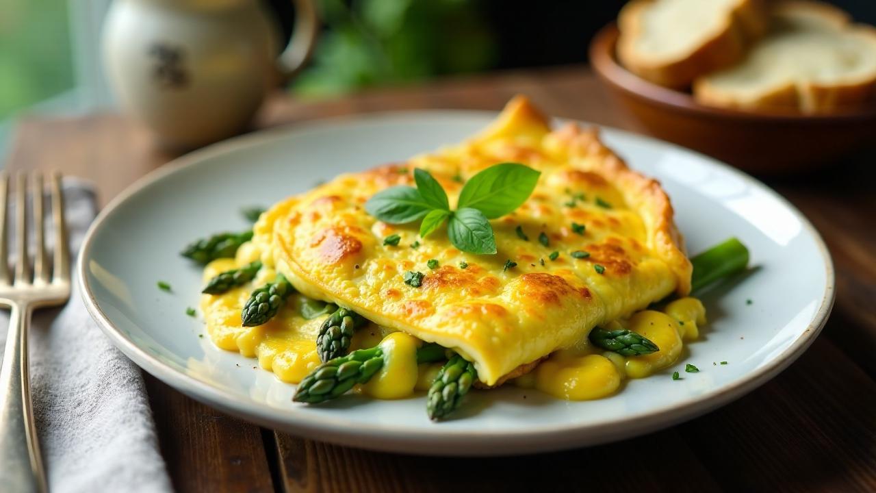 Wildspargel-Omelette