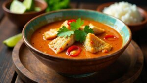 Woku Belanga (spicy fish stew)