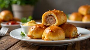 Wors Rolls (Wurstbrötchen)