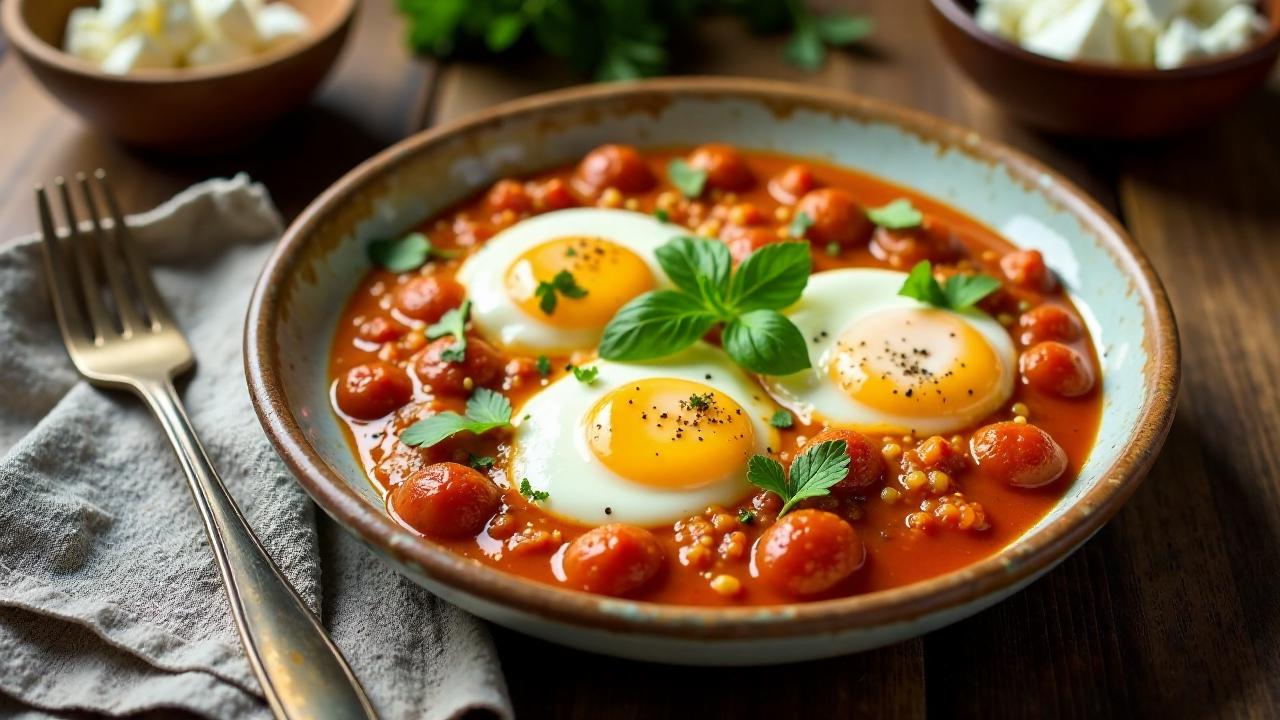 Würzige Kokosnuss-Shakshuka