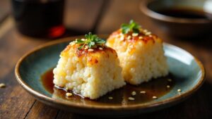 Würzige Yaki Onigiri