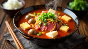 Würziger Kimchi Nabe (Kimchi Hot Pot)