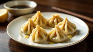 Xiao Long Bao (gedämpfte Suppen-Dumplings)