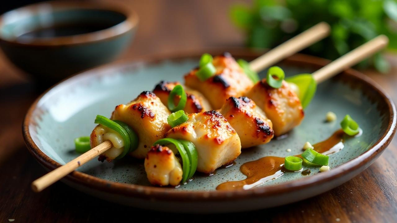 Yakitori: Gegrillte Hühnerspieße