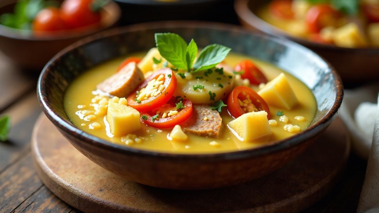 Yam and Smoked Fish Porridge