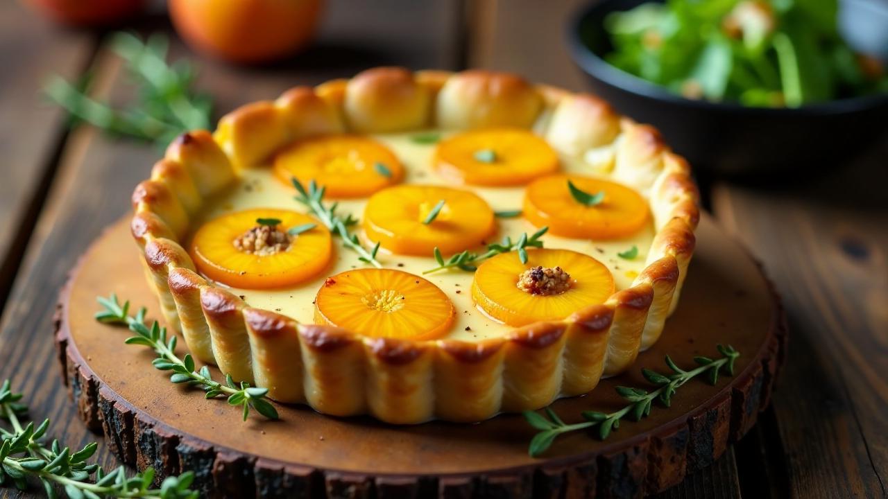 Yorkshire Aprikosen-Käse Tarte