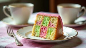 Yorkshire Battenberg Cake