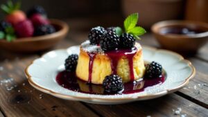 Yorkshire Bramble Pudding