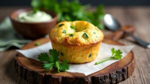 Yorkshire Curd und Kräuter Muffins