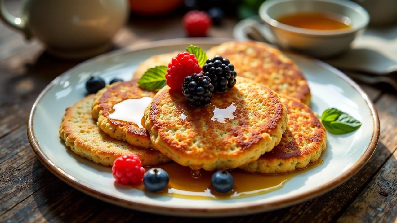 Yorkshire Oatcake und Honey