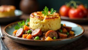 Yorkshire Pudding und Sausage Casserole