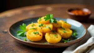 Yuca con Ajo – Gebratene Yucca mit Knoblauch