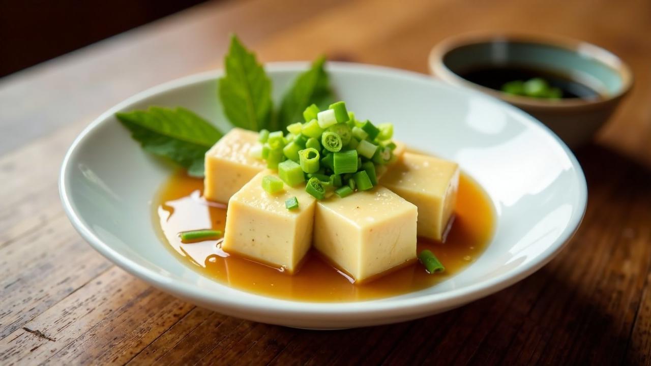 Yudofu: Gekochter Tofu