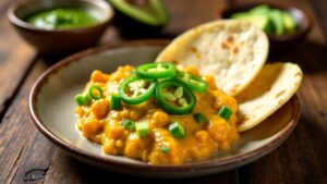 Zarte Queso con Rajas