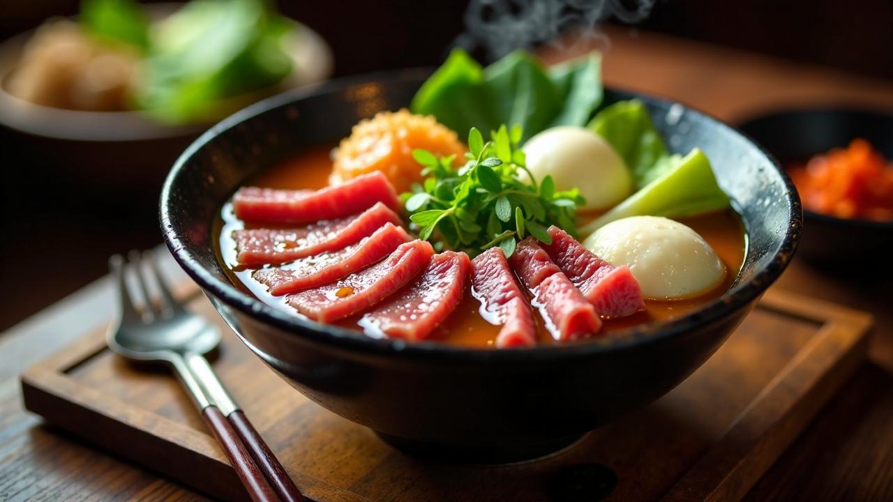 Zartes Sukiyaki (Hot Pot)