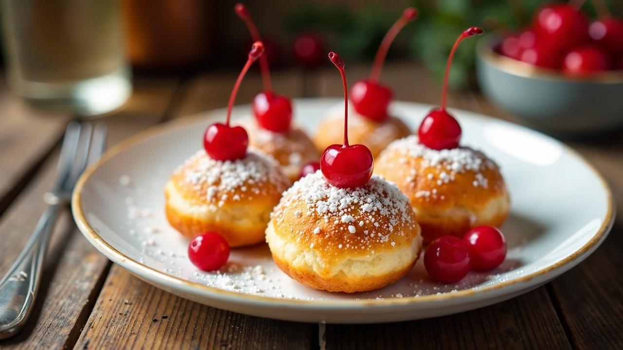 Zeppole di San Giuseppe (Frittierte Teigbällchen)