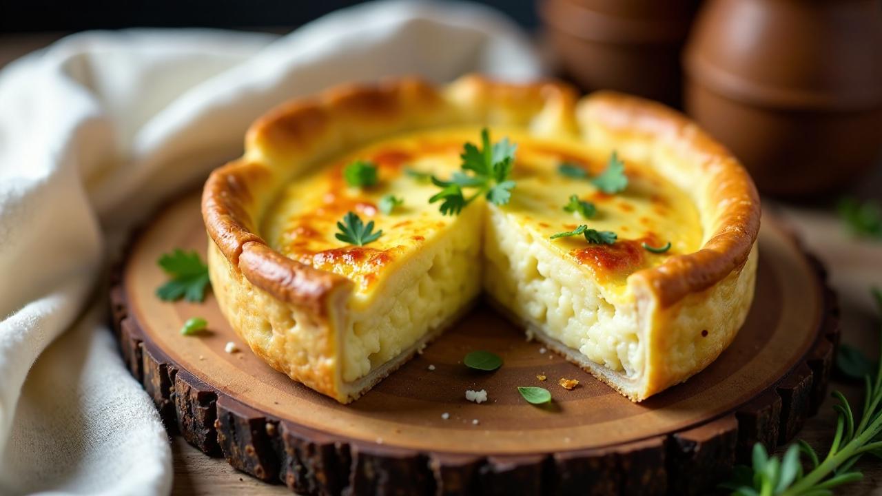 Zernyana - Getreide-Käse-Kuchen