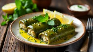 Zeytinyağlı Dolma – Gefüllte Weinblätter