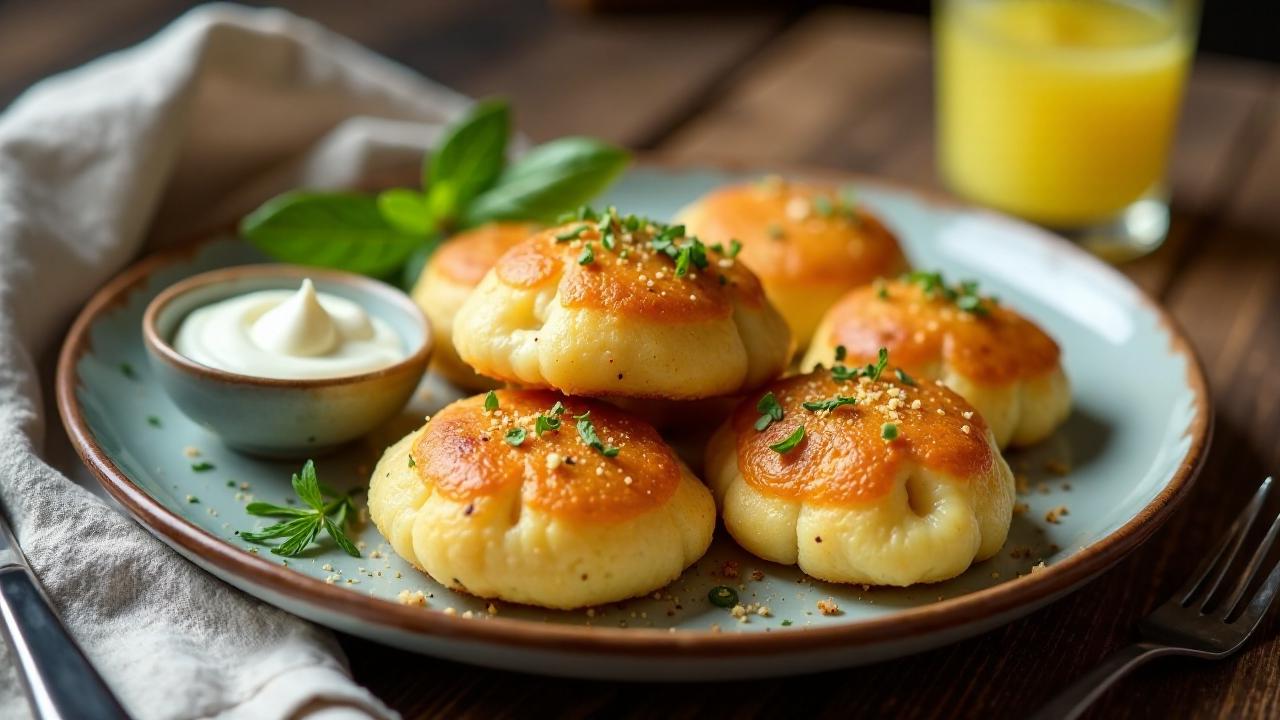 Zigerkrapfen - Mit Zigerkäse gefüllte Krapfen