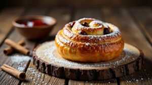 Zimt-Rosinen-Brötchen: Winterlich