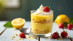 Zitronen-Buttermilch-Schicht