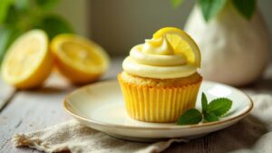 Zitronen-Ricotta-Cupcakes