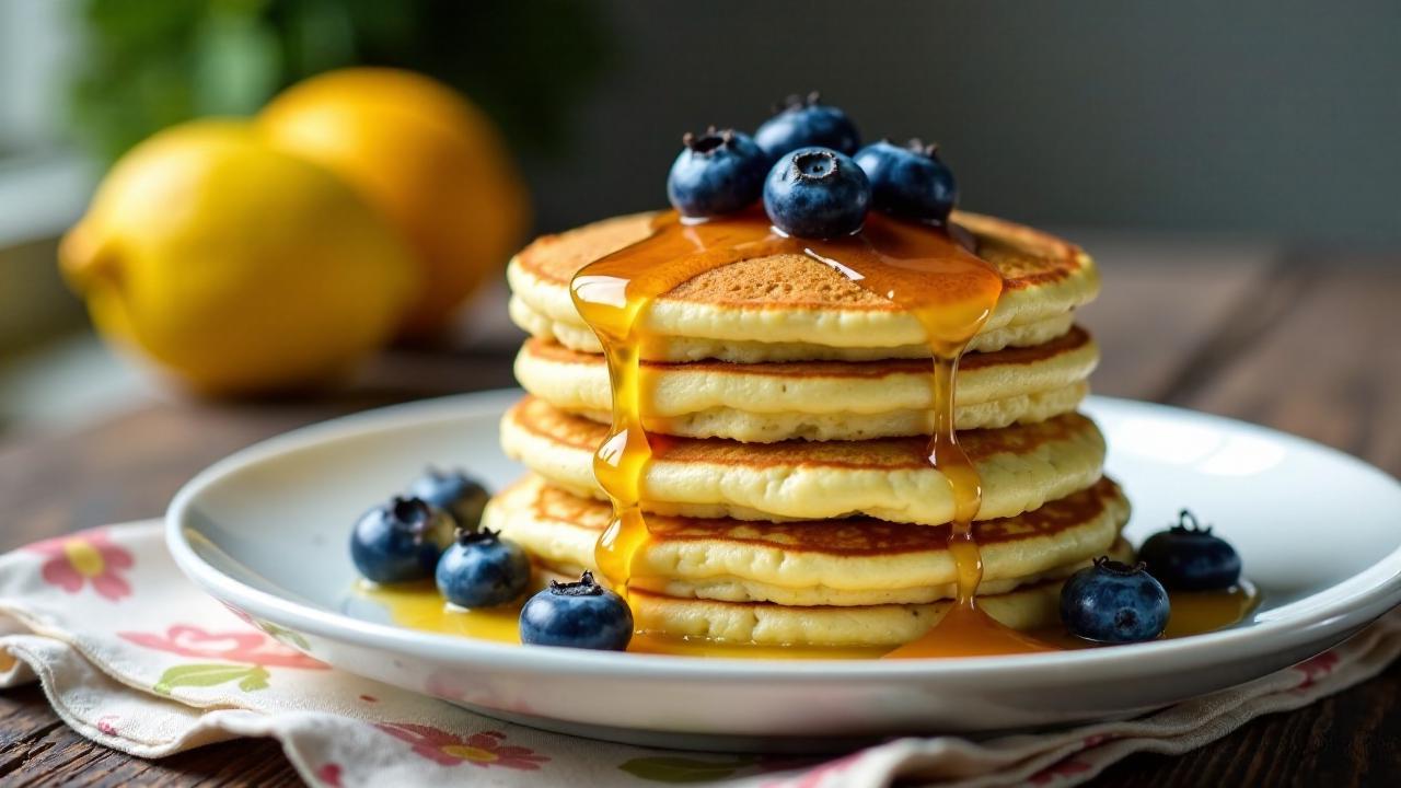 Zitronen-Ricotta-Pancakes