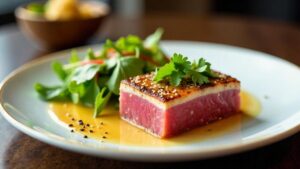 Zitrus-Ingwer Seared Ahi