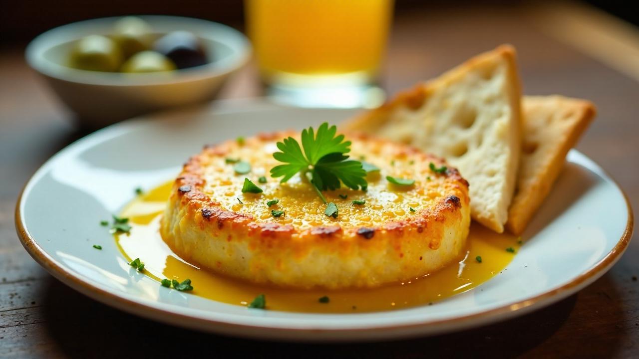 Zitrusfrische Saganaki