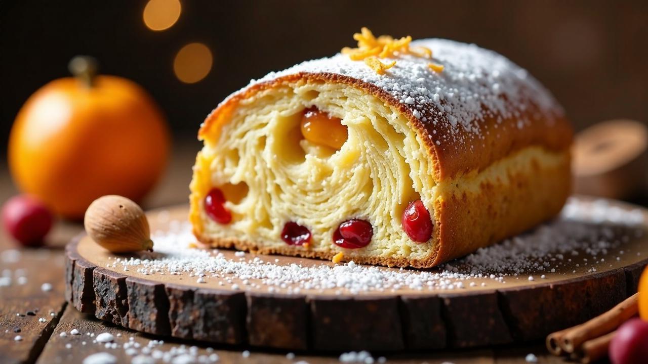 Zitrusfrucht-Stollen