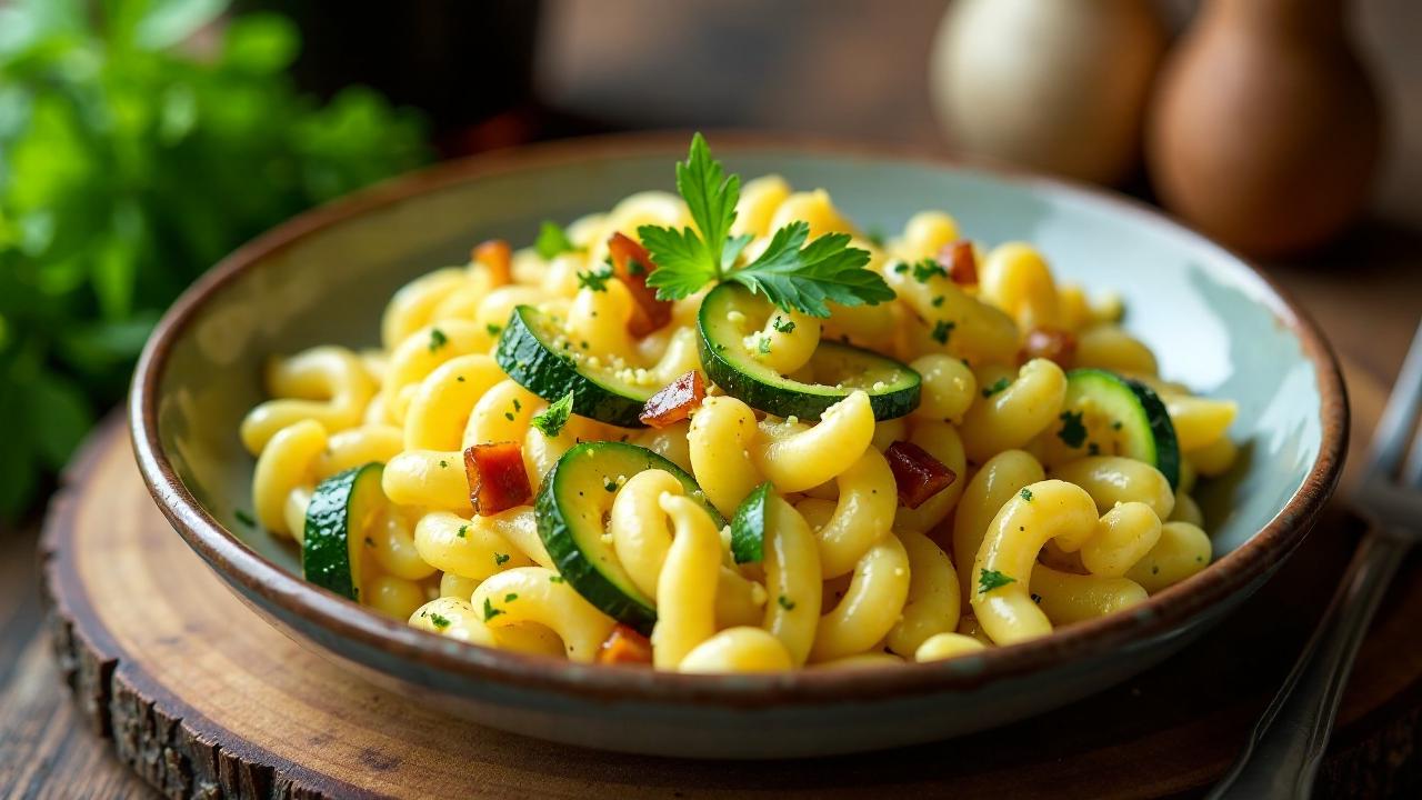 Zucchini-Käsespätzle