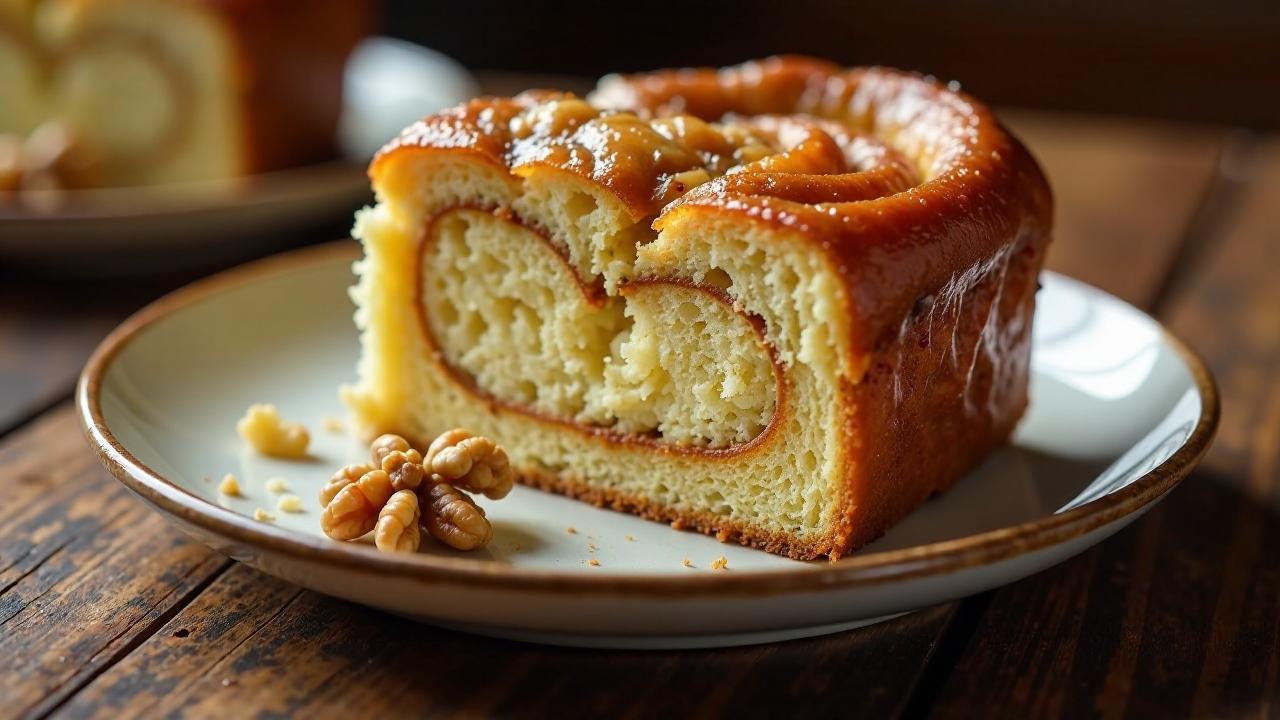 Zuckerguss-Ahornsirup-Babka