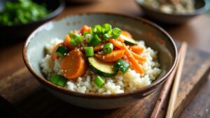 Zwiebel Bibimbap