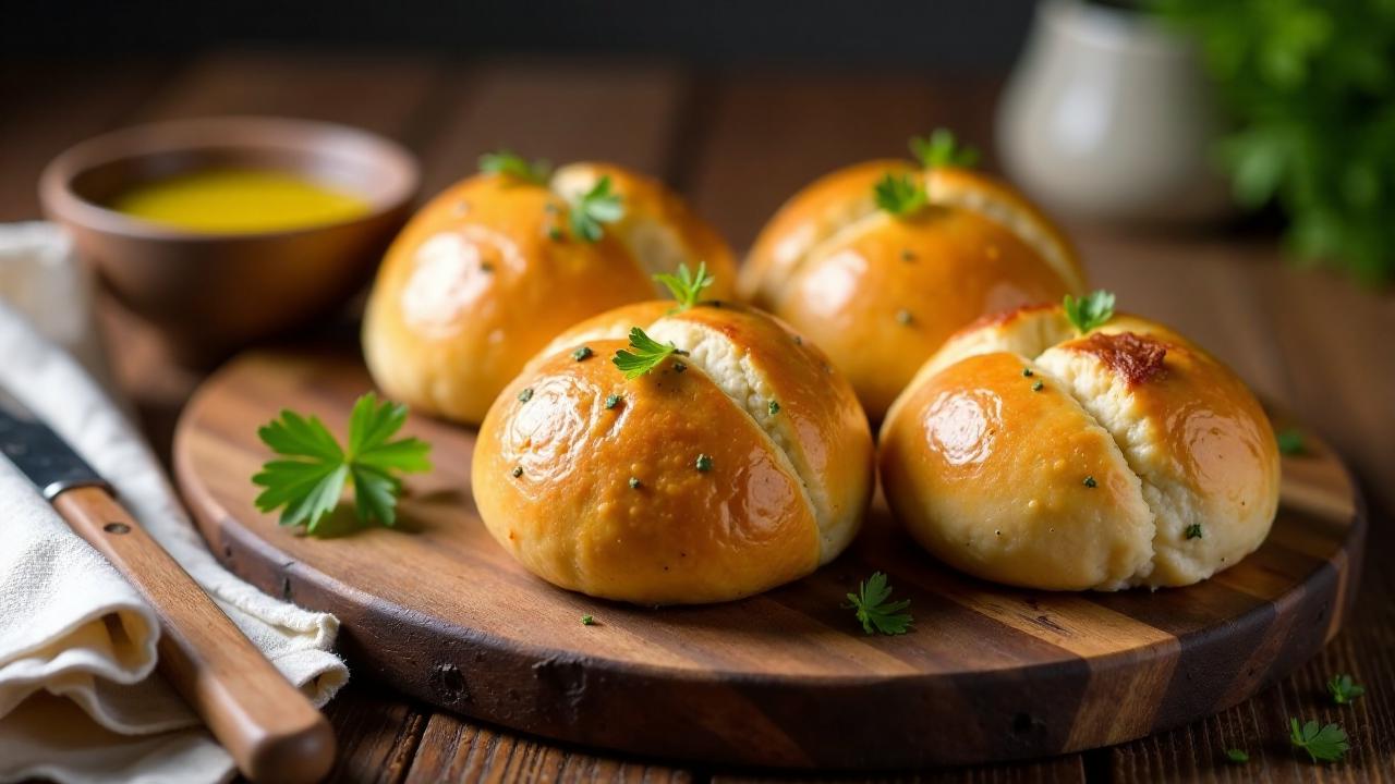 Zwiebelbrötchen: Pikant