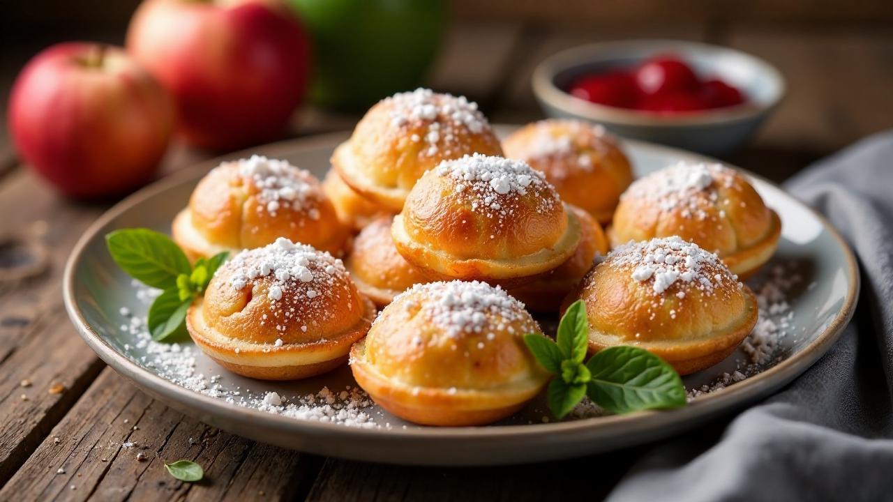 Æbleskiver – Dänische Apfelküchlein