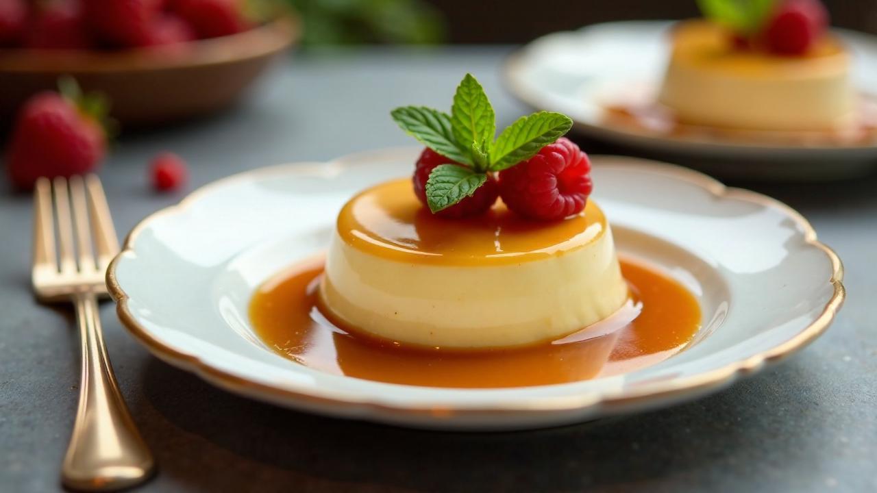 crème caramel: Karamellpudding