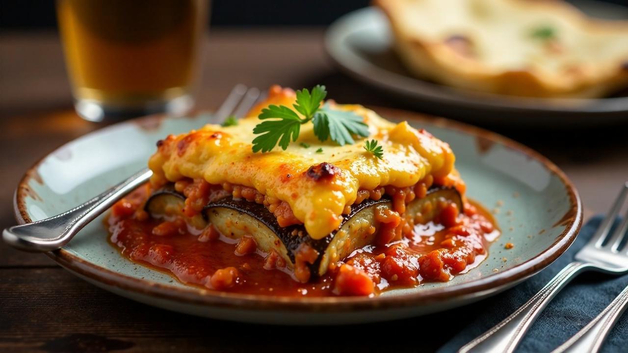 Ägyptisches Moussaka: Veggie Auflauf